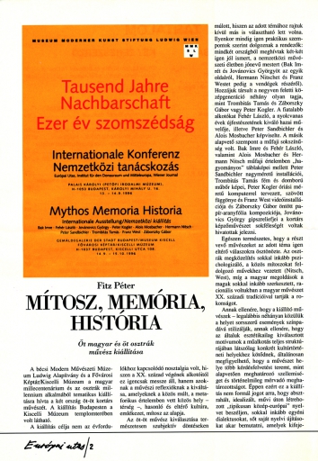  Mythos Memoria Historia