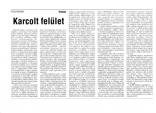 Karcolt felület