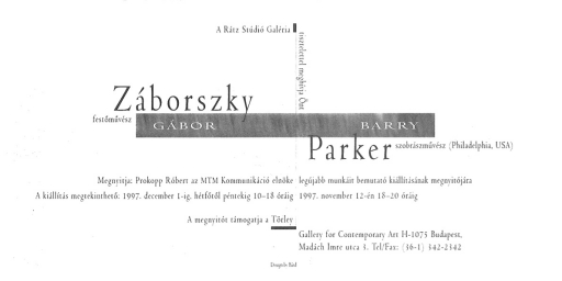 Barry Parker, Záborszky Gábor